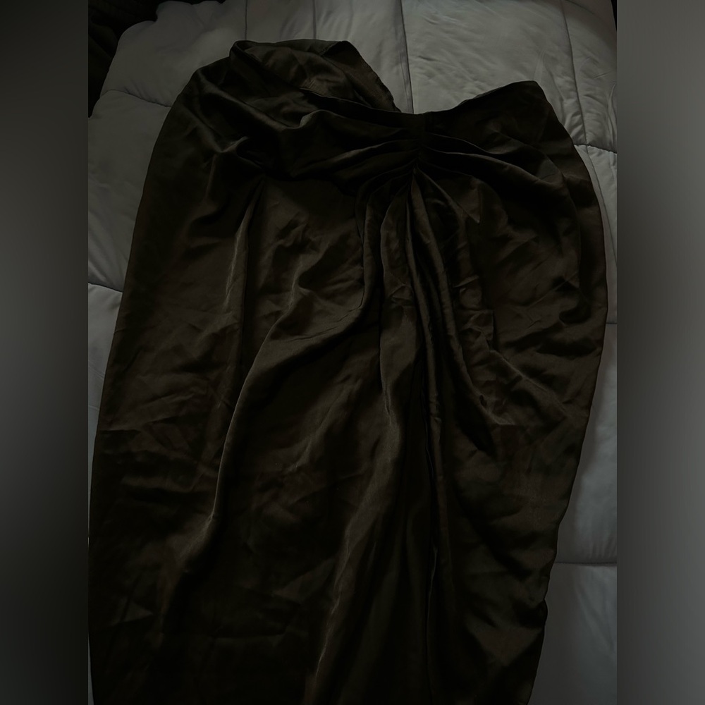 Slit maxi skirt